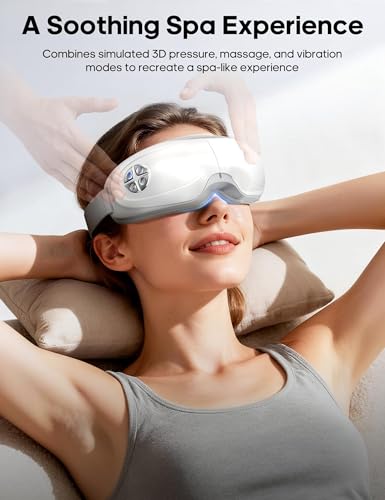 Lupow Eye Massager used for dry eyes relief during screen time
