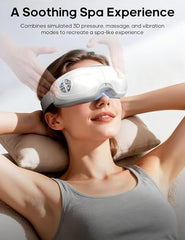 Lupow Eye Massager used for dry eyes relief during screen time