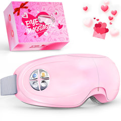 Lupow Eye Massager front view in pink for relaxing relief.