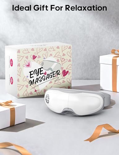 Lupow Gift Pack Box with eye massager and velvet sleep mask