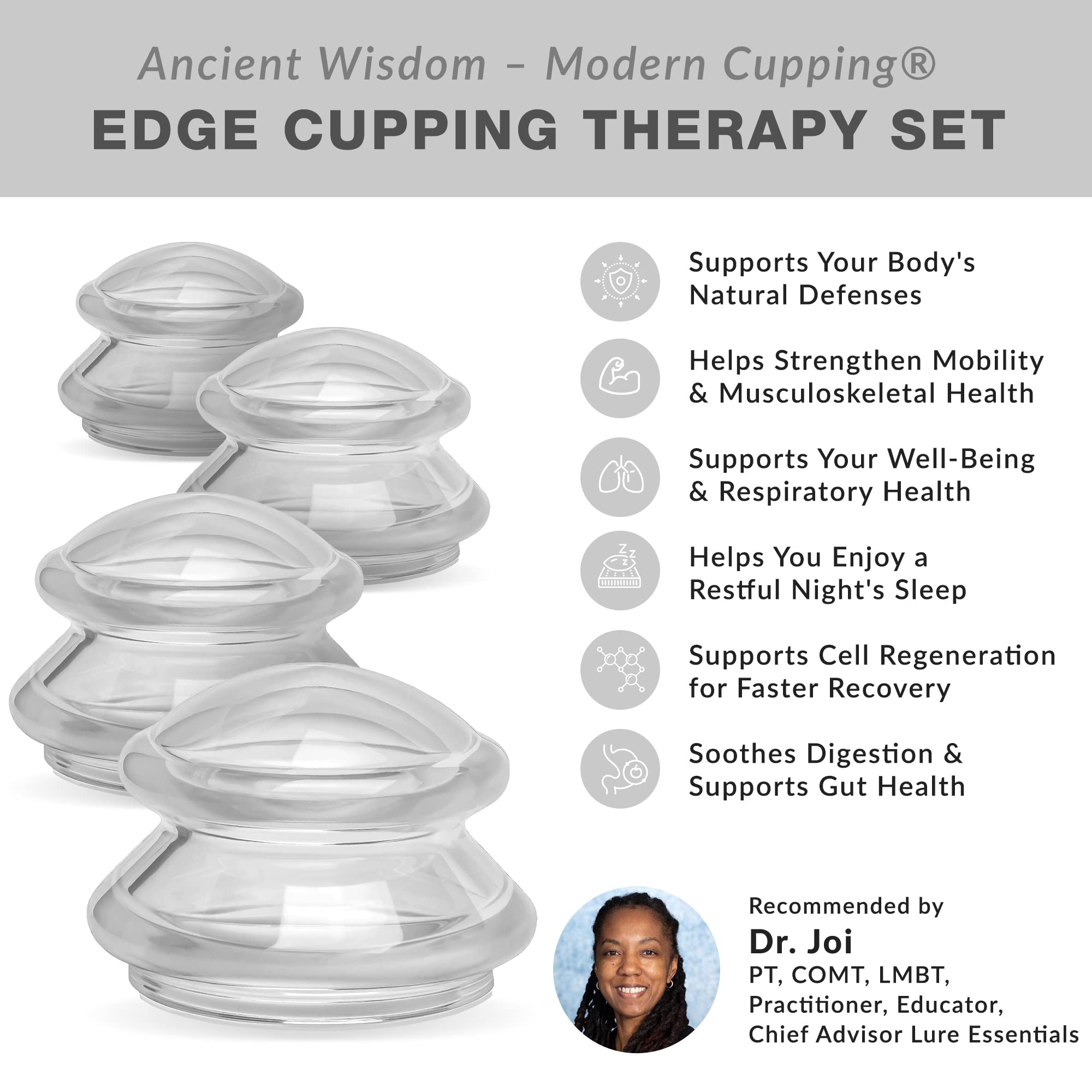 Closeup of silicone cups showing flexible, skin-friendly material