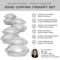 Closeup of silicone cups showing flexible, skin-friendly material