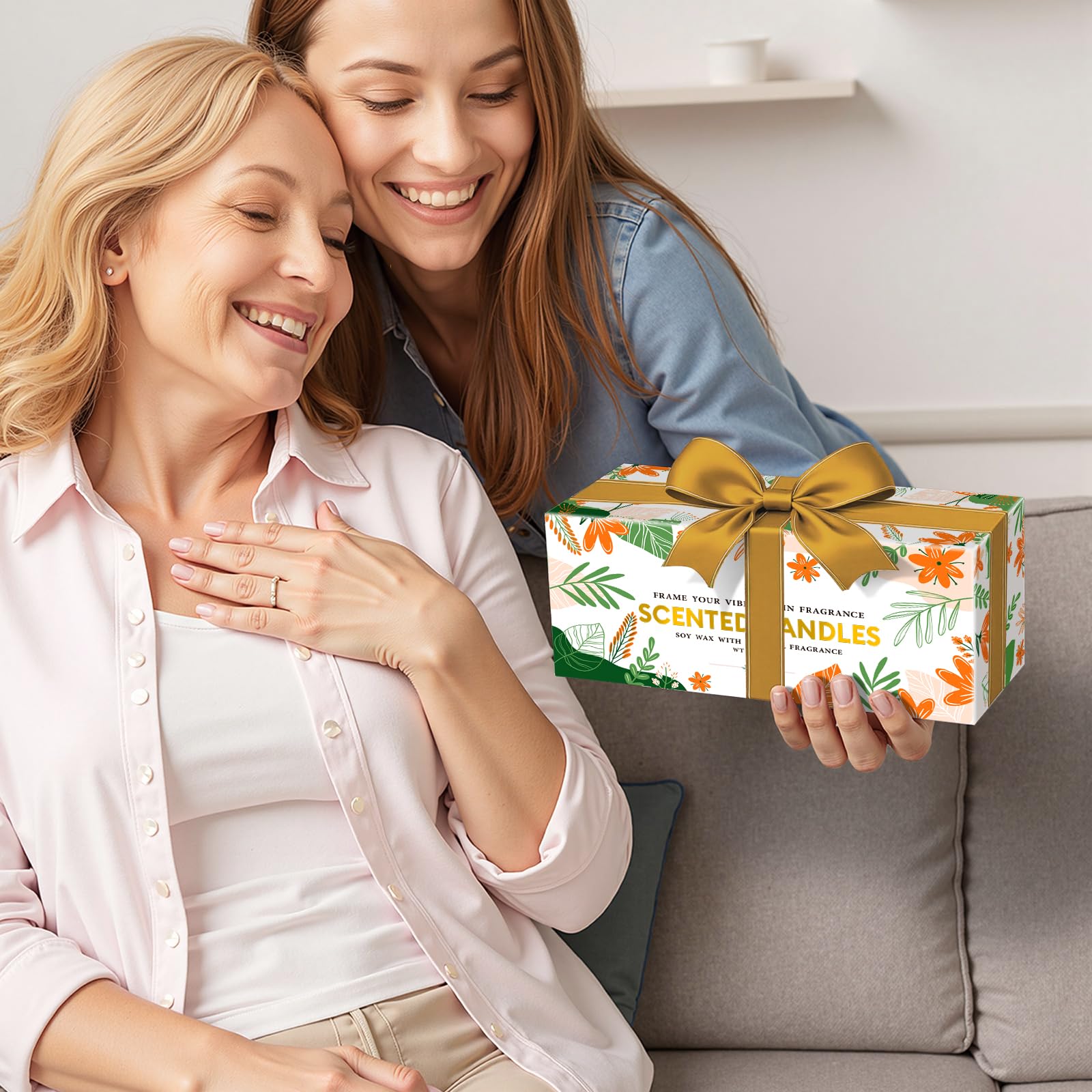 LURNOFY Gift-ready candle set ideal for birthdays and occasions