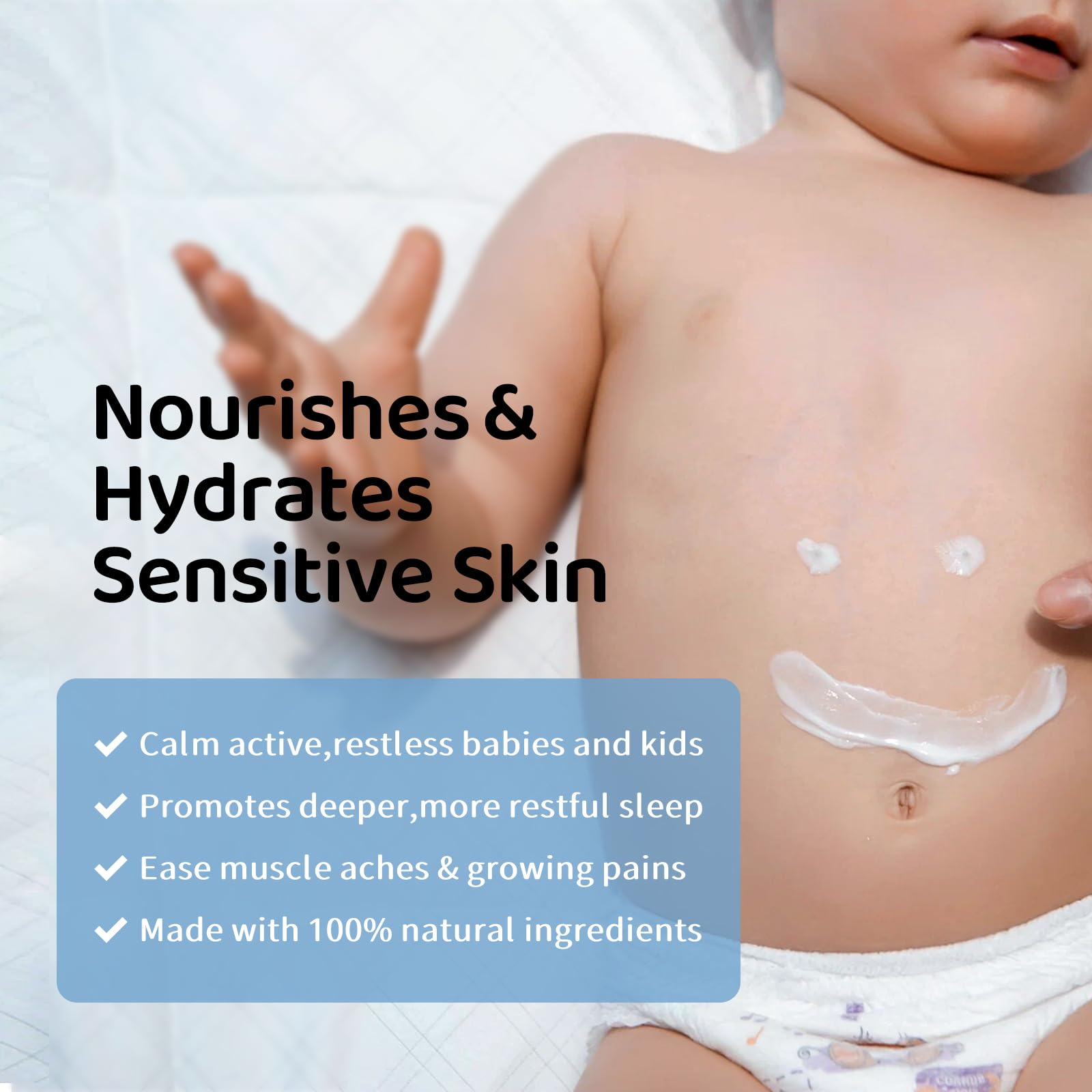 LUusmm bottle label highlights natural ingredients and skin nourishment.