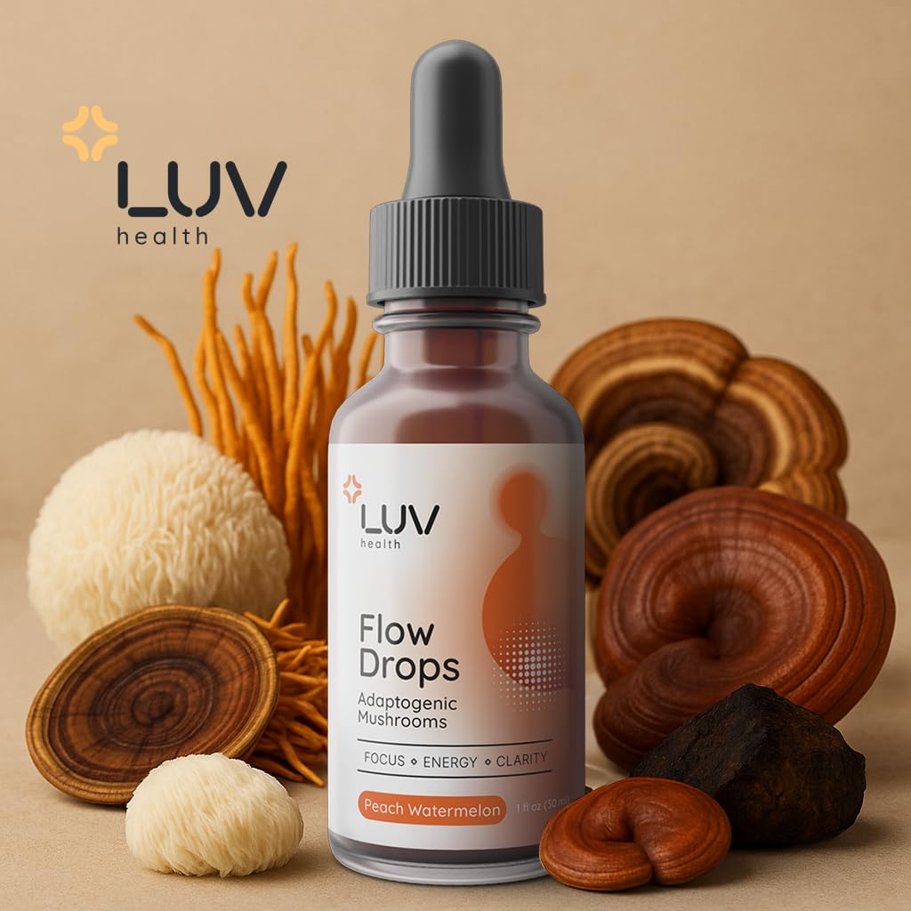 Travel-ready Flow Drops bottle for busy days