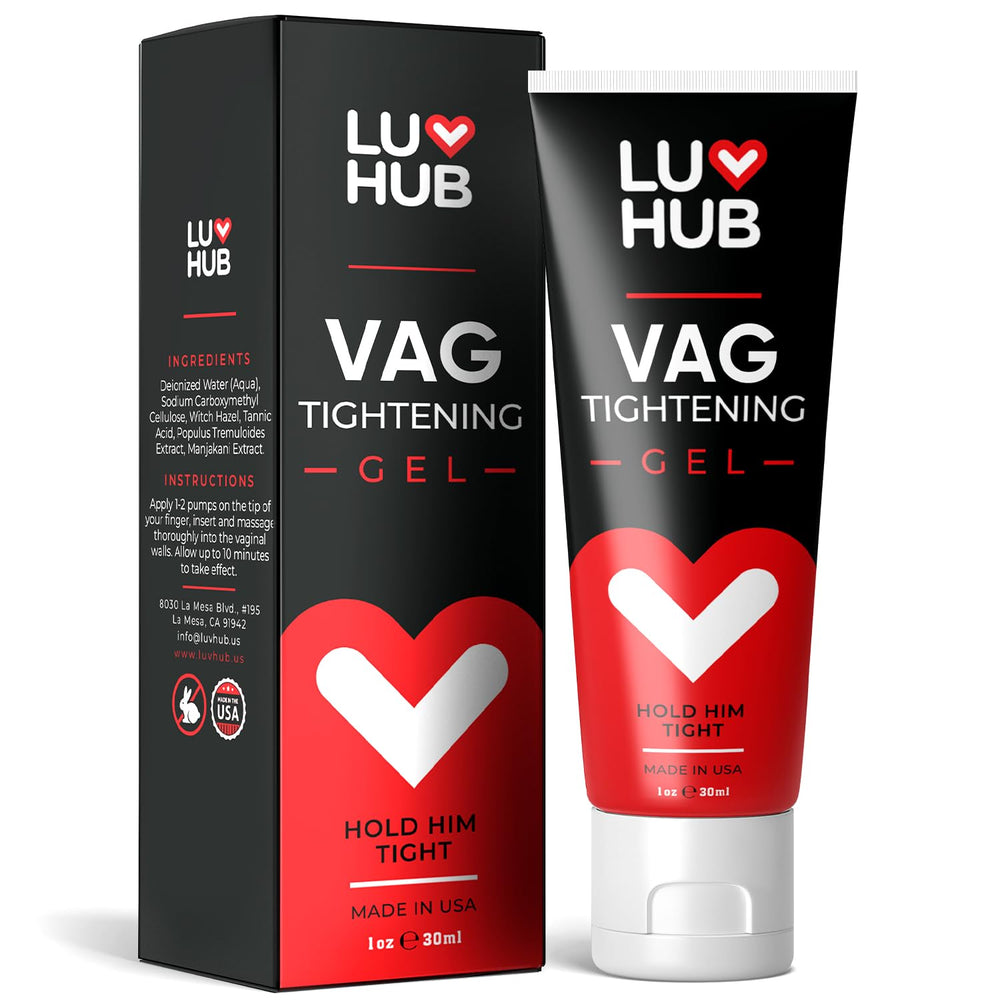 Luv Hub Tightening Cream bottle pump for precise, fragrance-free application and daily comfort
