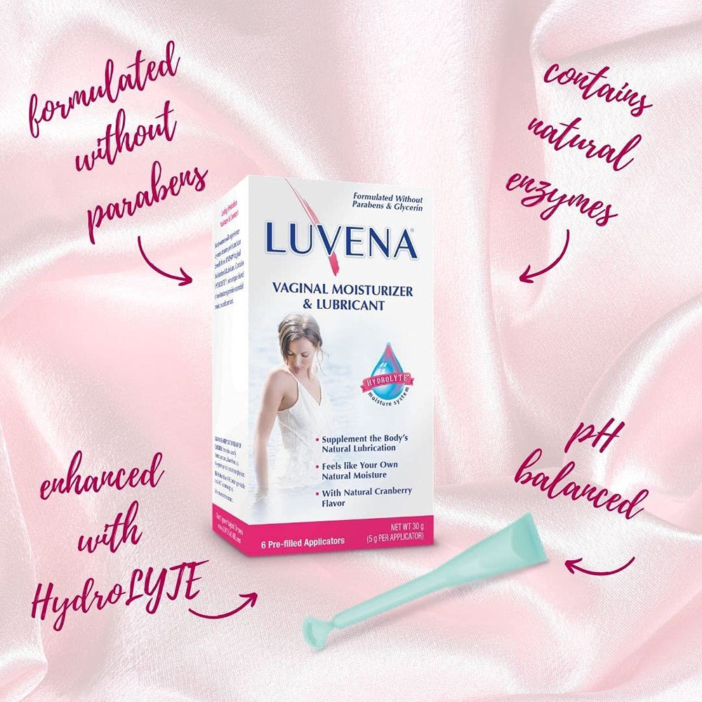Luvena Vaginal Moisturizer applicator enables targeted, mess-free application.