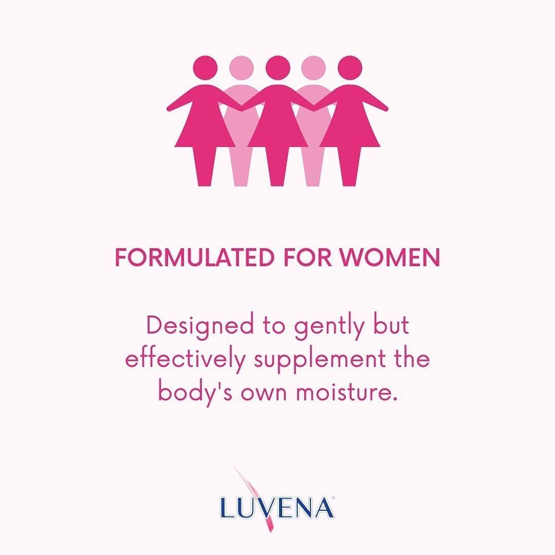 Menopause context visual conveys soothing hydration and balance.