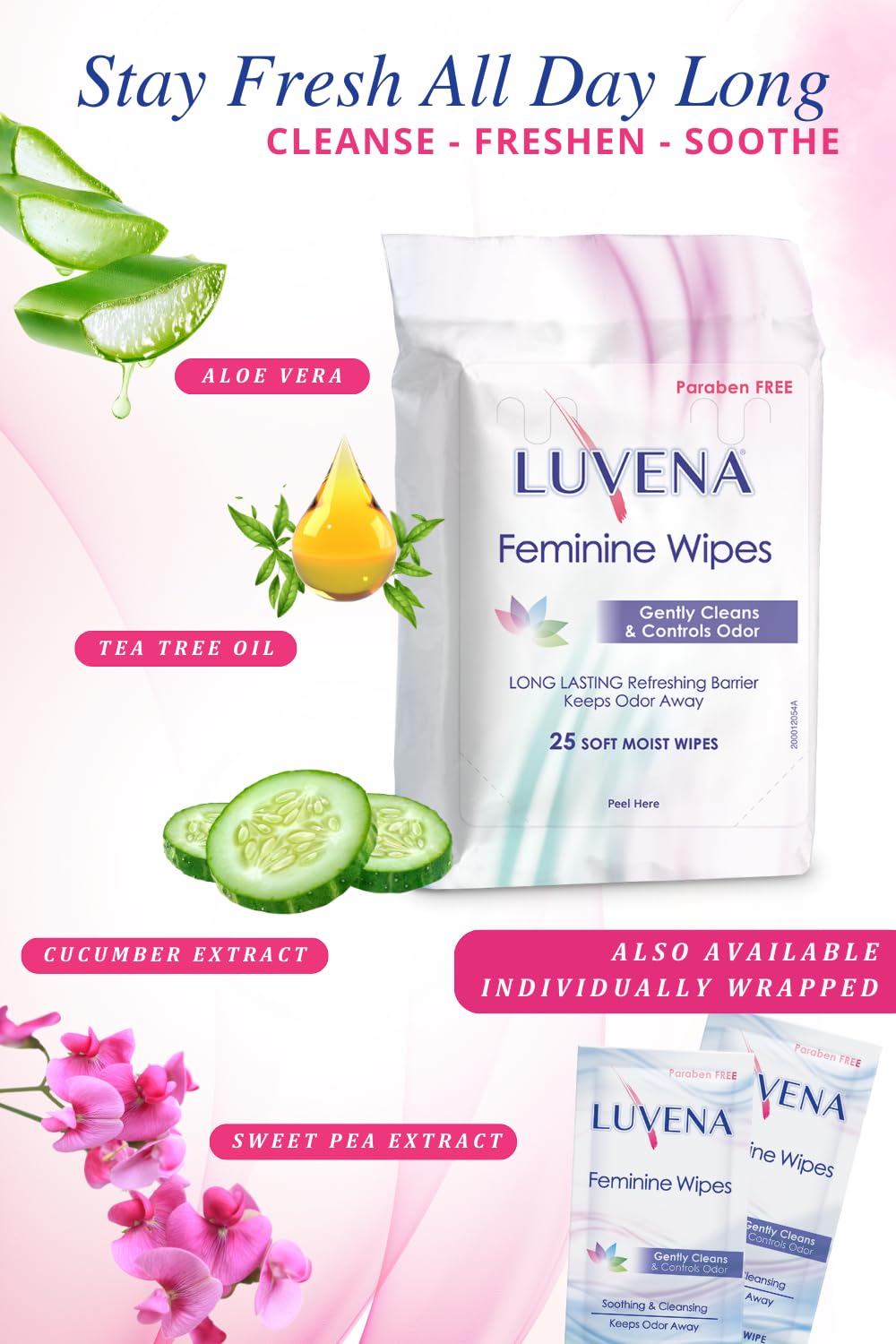 Odor resistance feature helps maintain confidence during daily activities