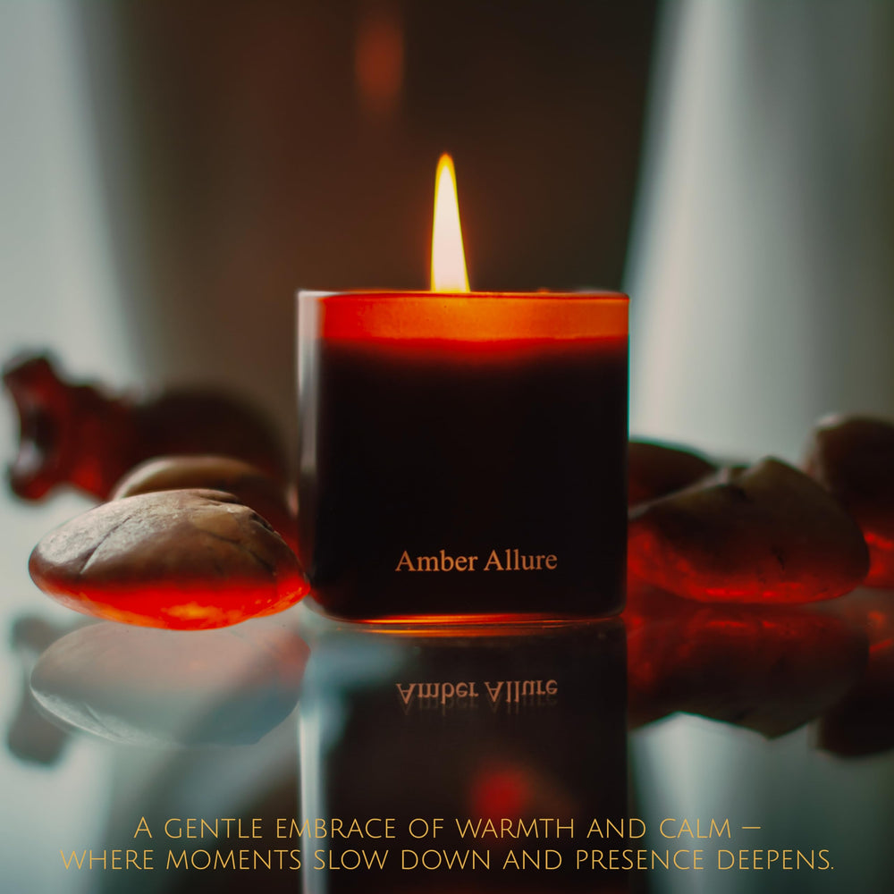 LUXEHO gift box with candles showcases a luxurious present for loved ones.