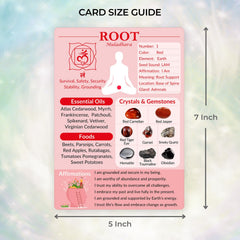 Luxekem chakra cards feature waterproof surface for durable learning in studio or home
