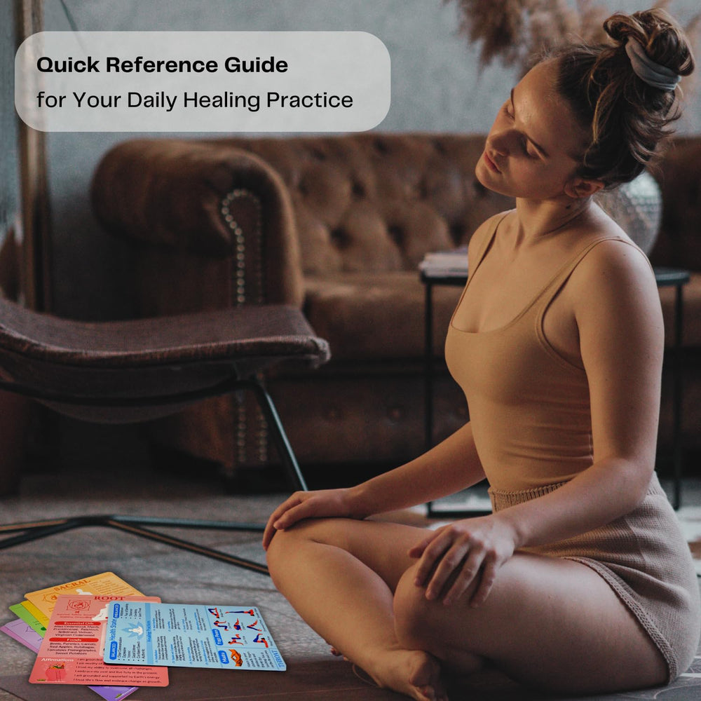 Luxekem chakra guide set supports yoga classes and self-practice across sessions
