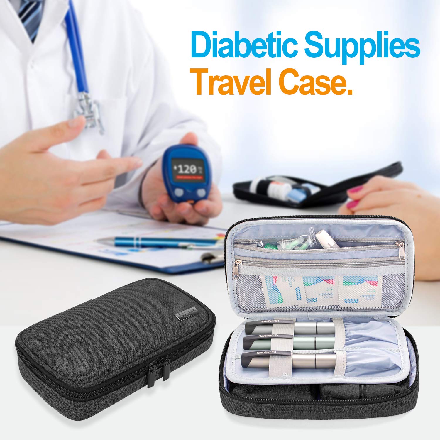 LUXJA detachable hand strap adds easy carrying on the go.
