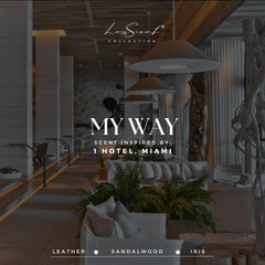 Luxscents Collection My Way base notes amber and musk for lasting scent