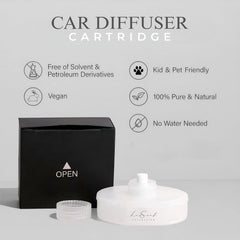 Luxscents Collection My Way top notes leather and cardamom for a luxurious drive