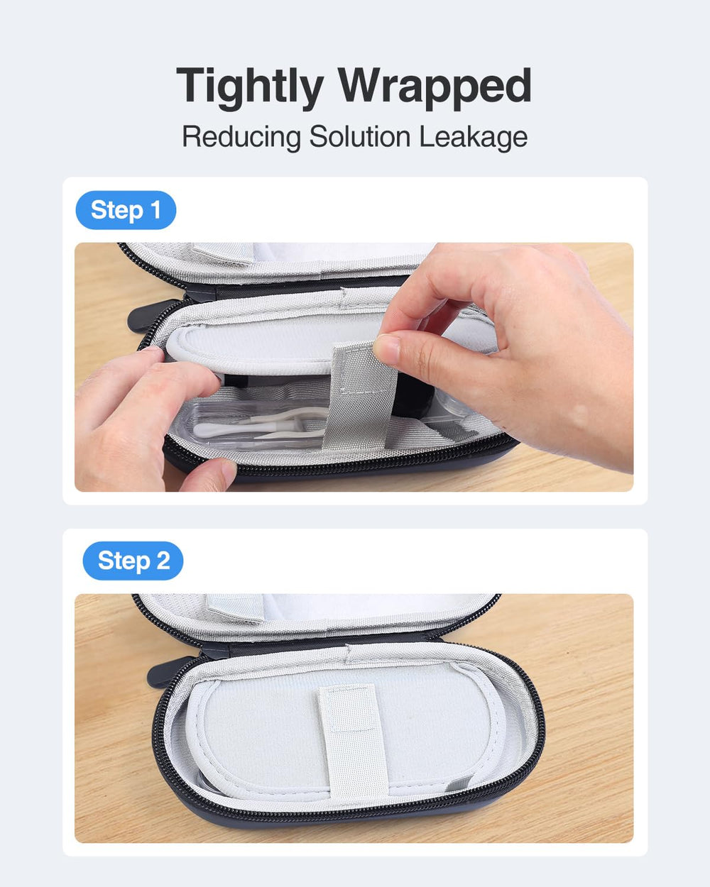 Luxtude glasses compartment keeps prescription frames ready for use