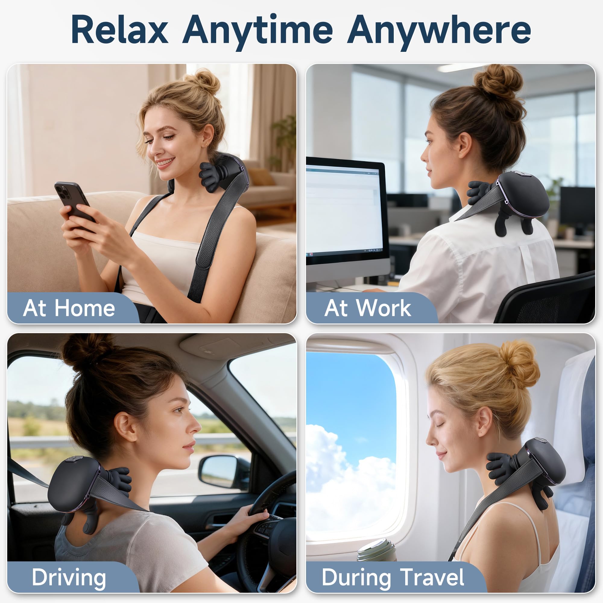 Portable, at-home spa experience with Luxulist neck massager