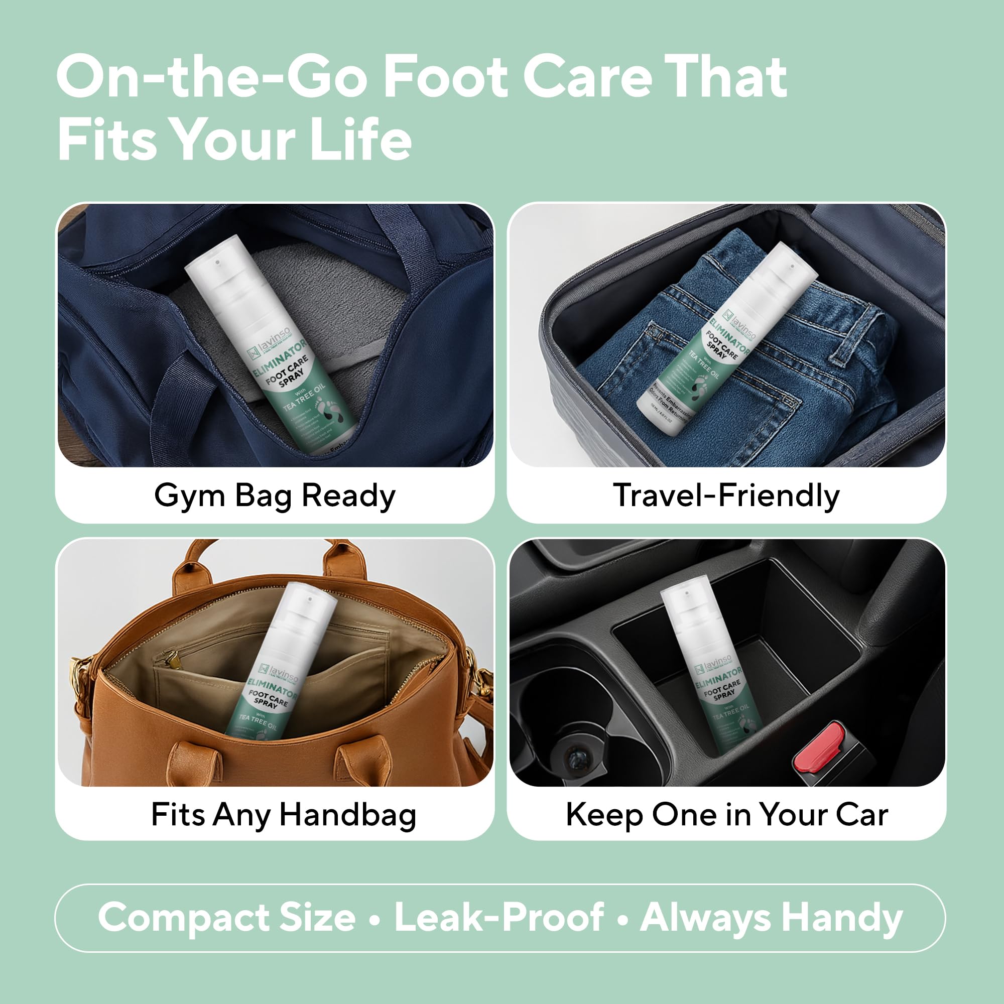 LV LAVINSO Daily-use foot deodorant for confident steps