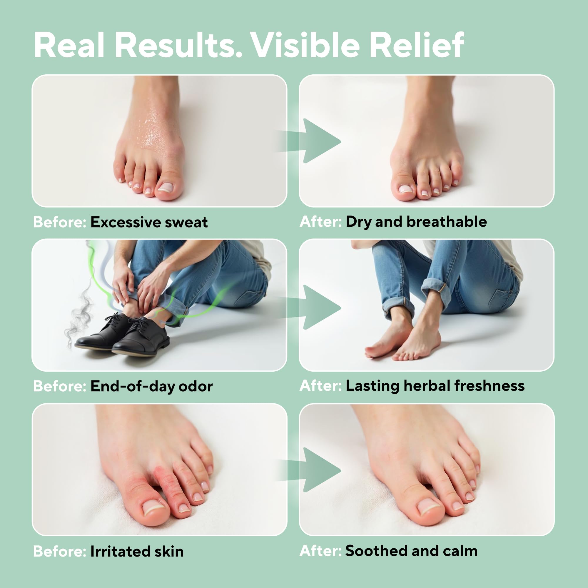 LV LAVINSO Dual-action spray for feet and shoes, odor control