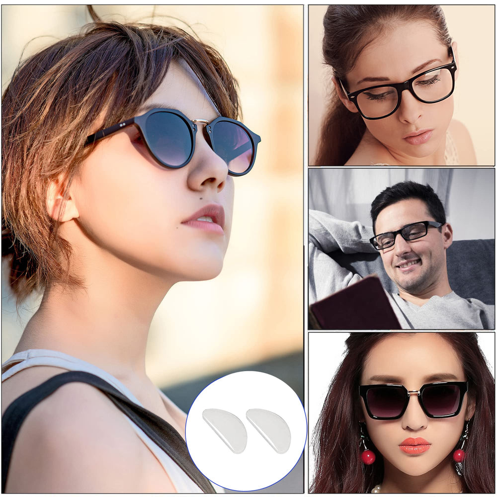 LVVFIT pads worn during reading for comfortable, steady lenses
