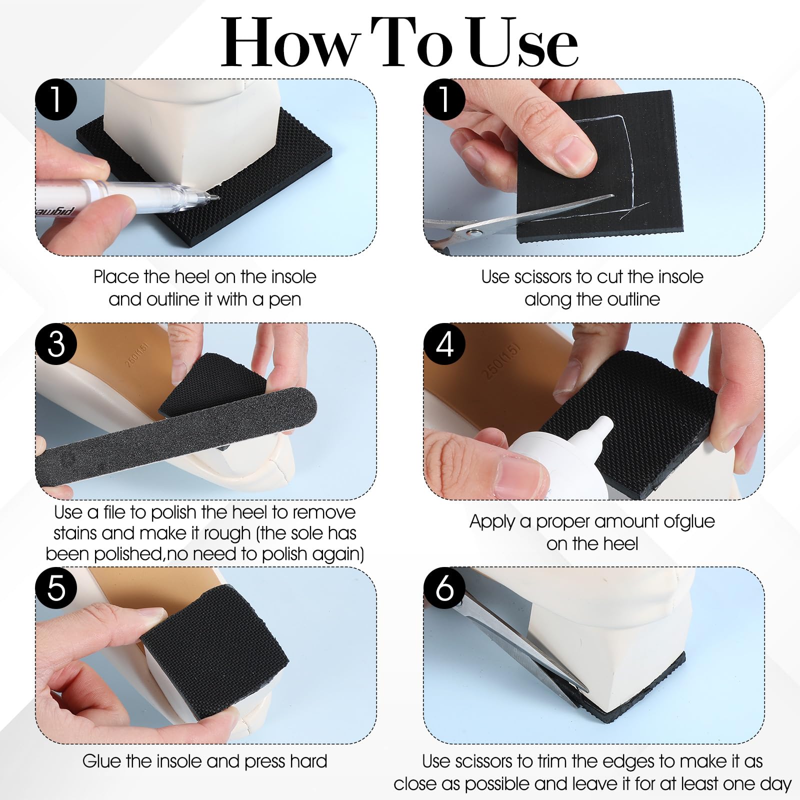 LXUEJIE anti-slip texture reduces slipping and cushions impact.