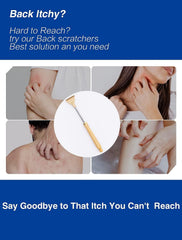 Lyanxinlei bamboo back scratcher with smooth grip for daily use.