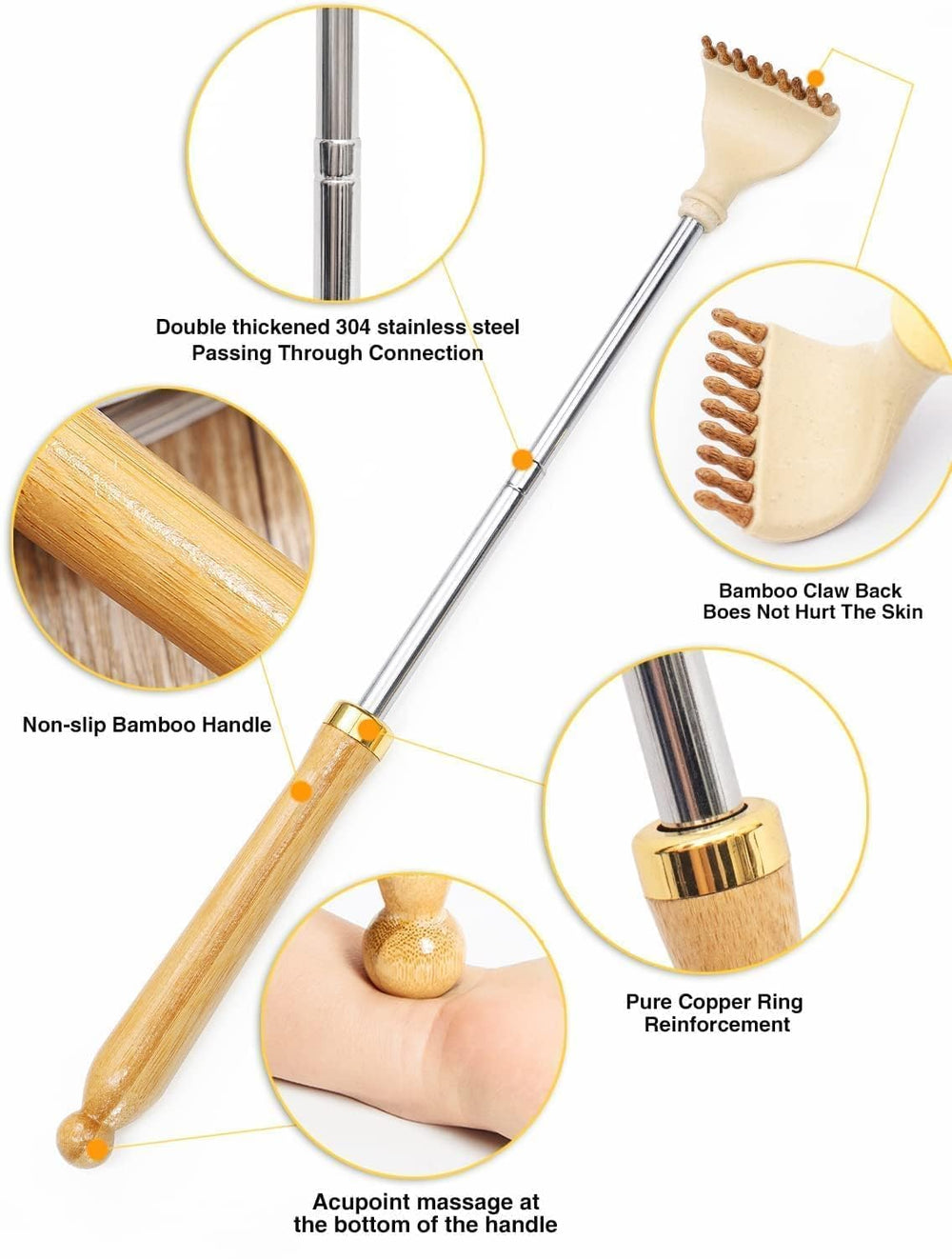 Lyanxinlei gift-packaged back scratcher ideal for thoughtful gifting.