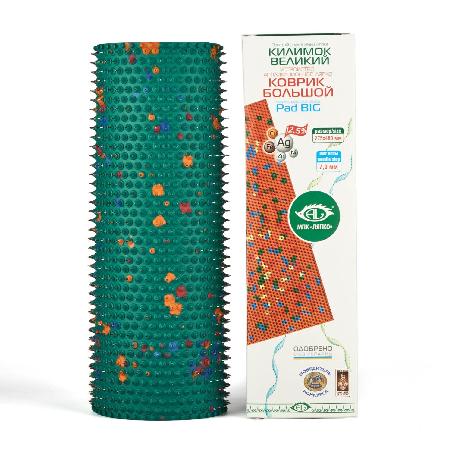 Lyapko home spa relaxation session mat supports easy daily calm.