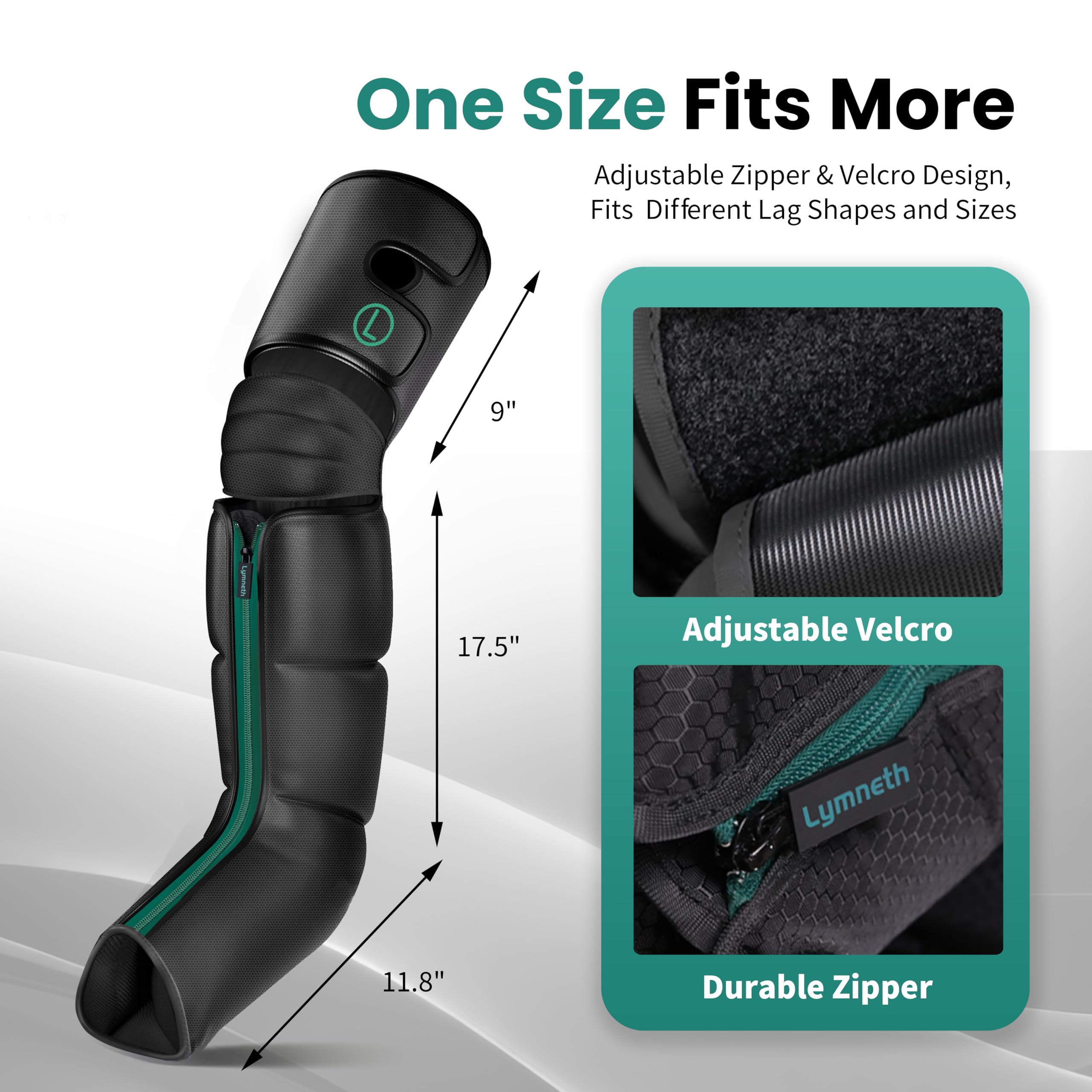 Lymneth device supports relaxation and recovery with heat and compression.