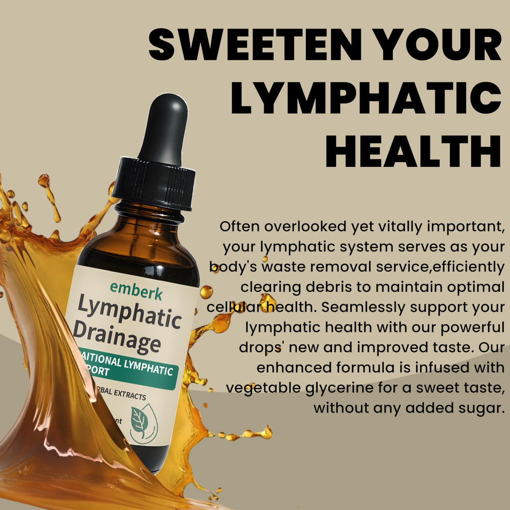 Lymphatic Drainage Drops echinacea detail representing herbal ingredients.