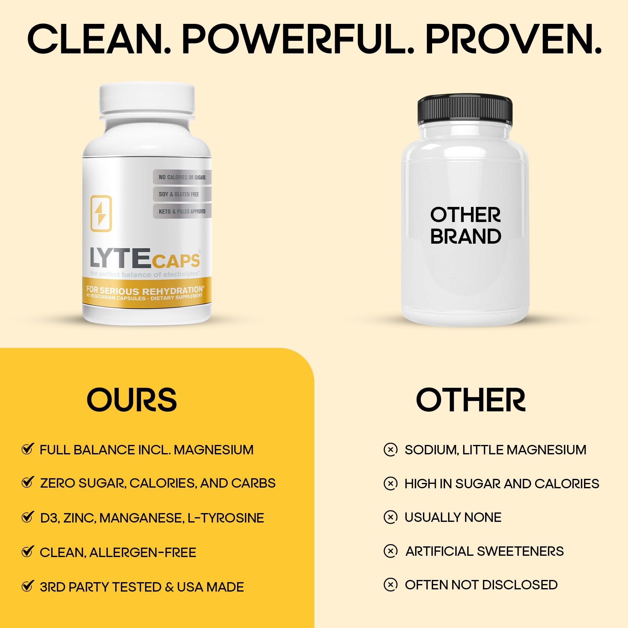 Outdoor workout scene featuring LyteLine for potential electrolyte support.