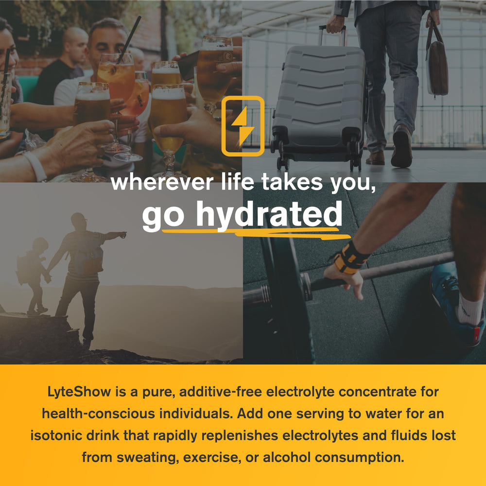LyteLine LyteShow gym bag shot suggests compact hydration.