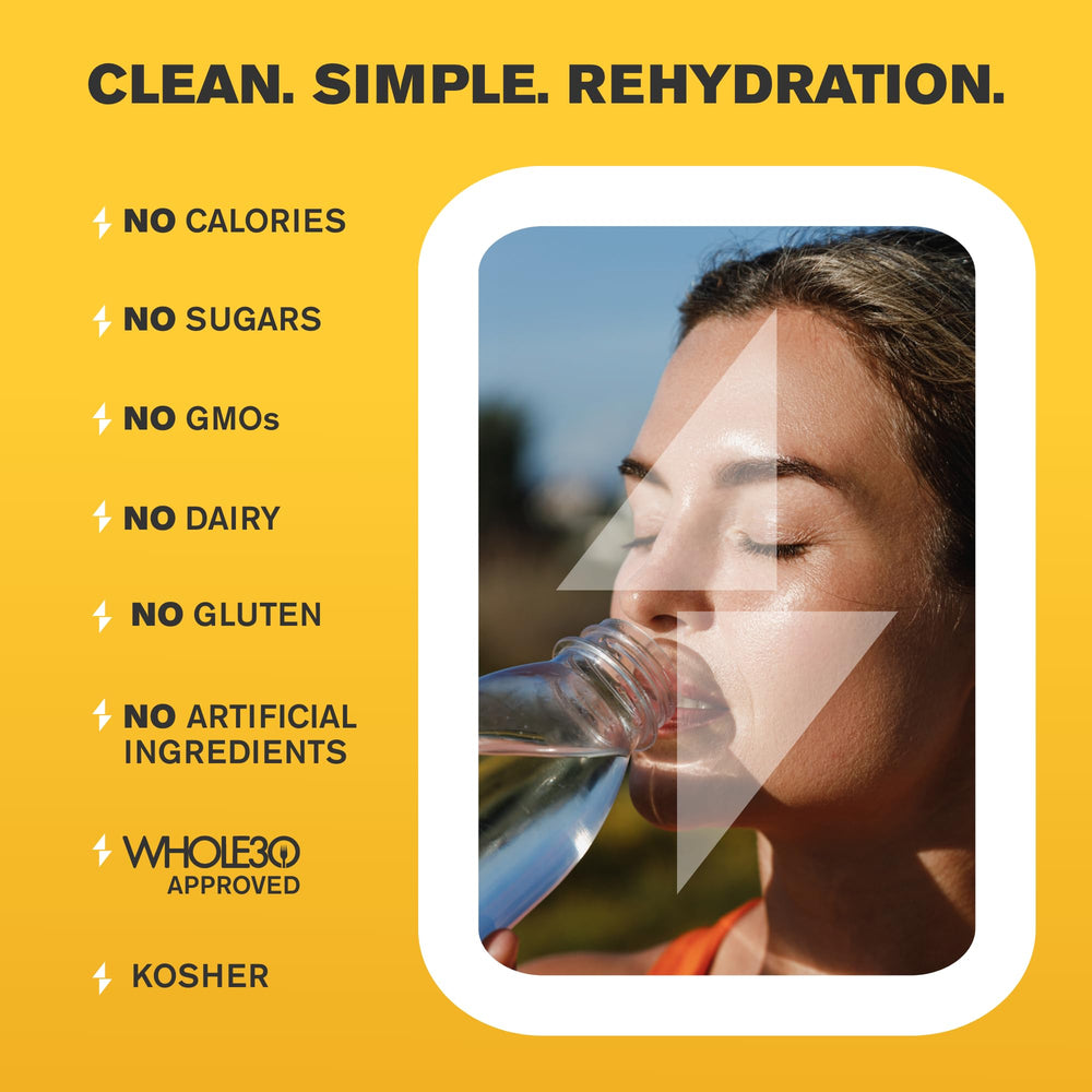 LyteLine label close-up reveals keto-friendly zero-calorie hydration details.