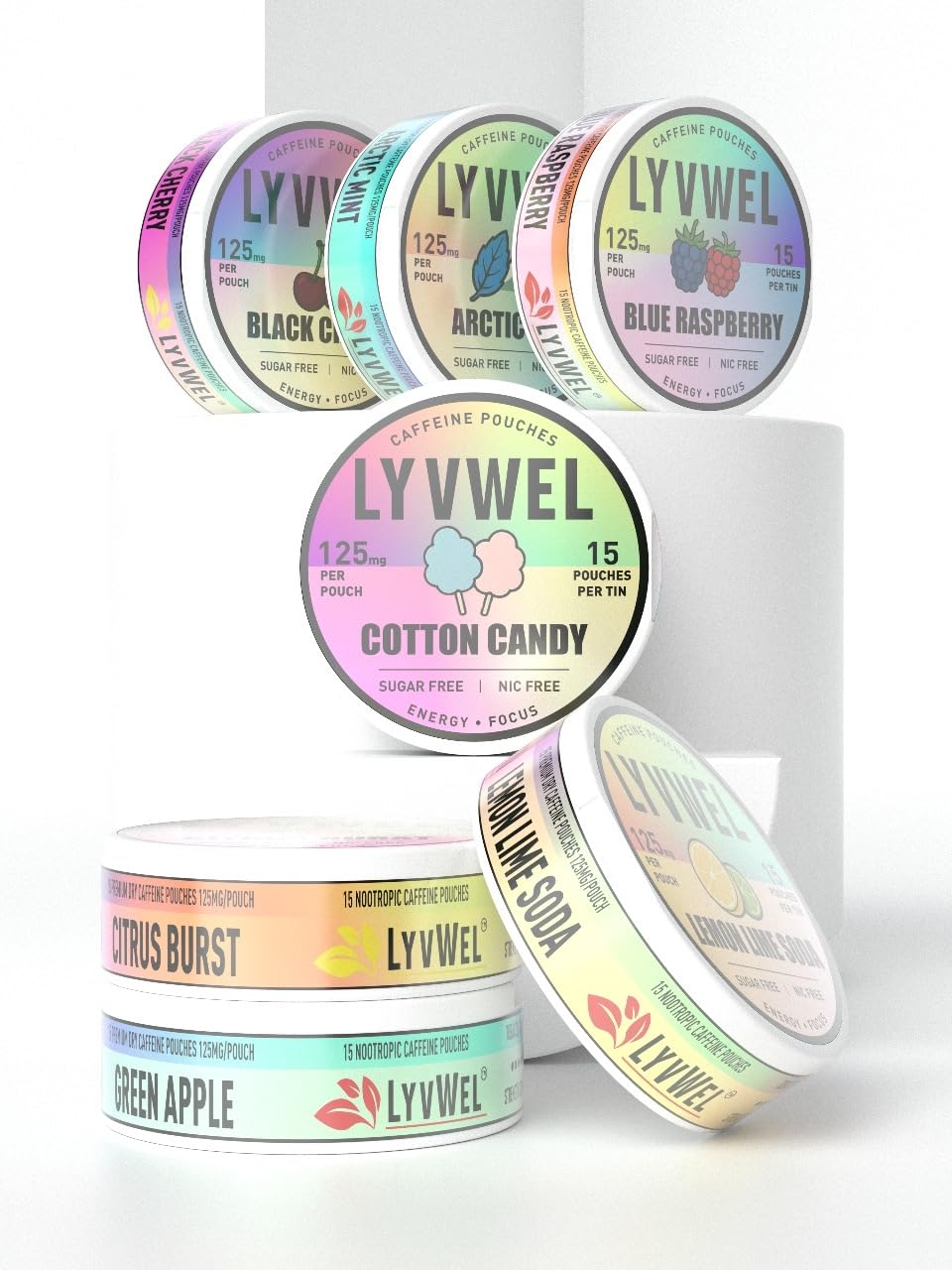 LyvWel citrus burst energy pouch ideal for workouts and study sessions