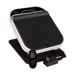 M Pain Management Technologies Quake Plate foot massager with deep tissue vibration for tired feet.