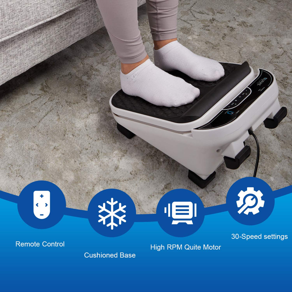 M Pain Management Technologies Quake Plate stable non-slip base supports comfortable use.