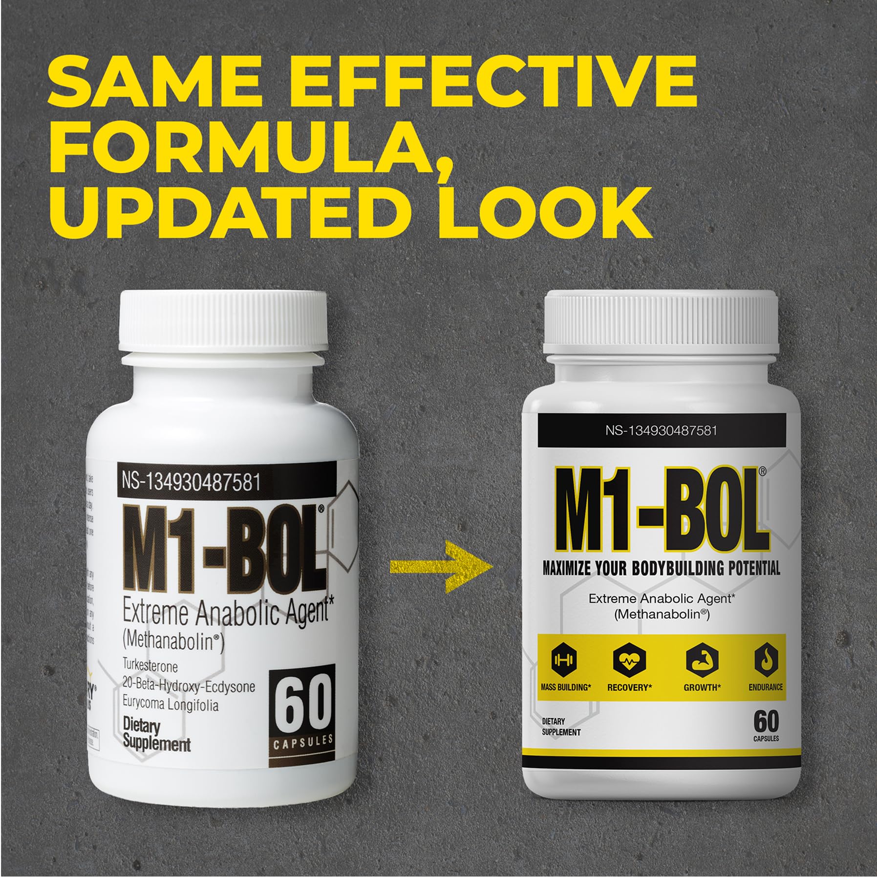 M1-BOL Avry Labs Turkesterone ingredient closeup signaling natural performance support.