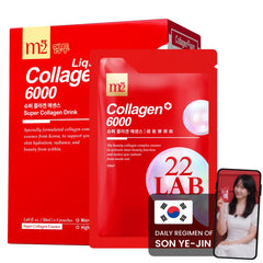 m2 Super Collagen Drink pouch front shows convenient daily ritual