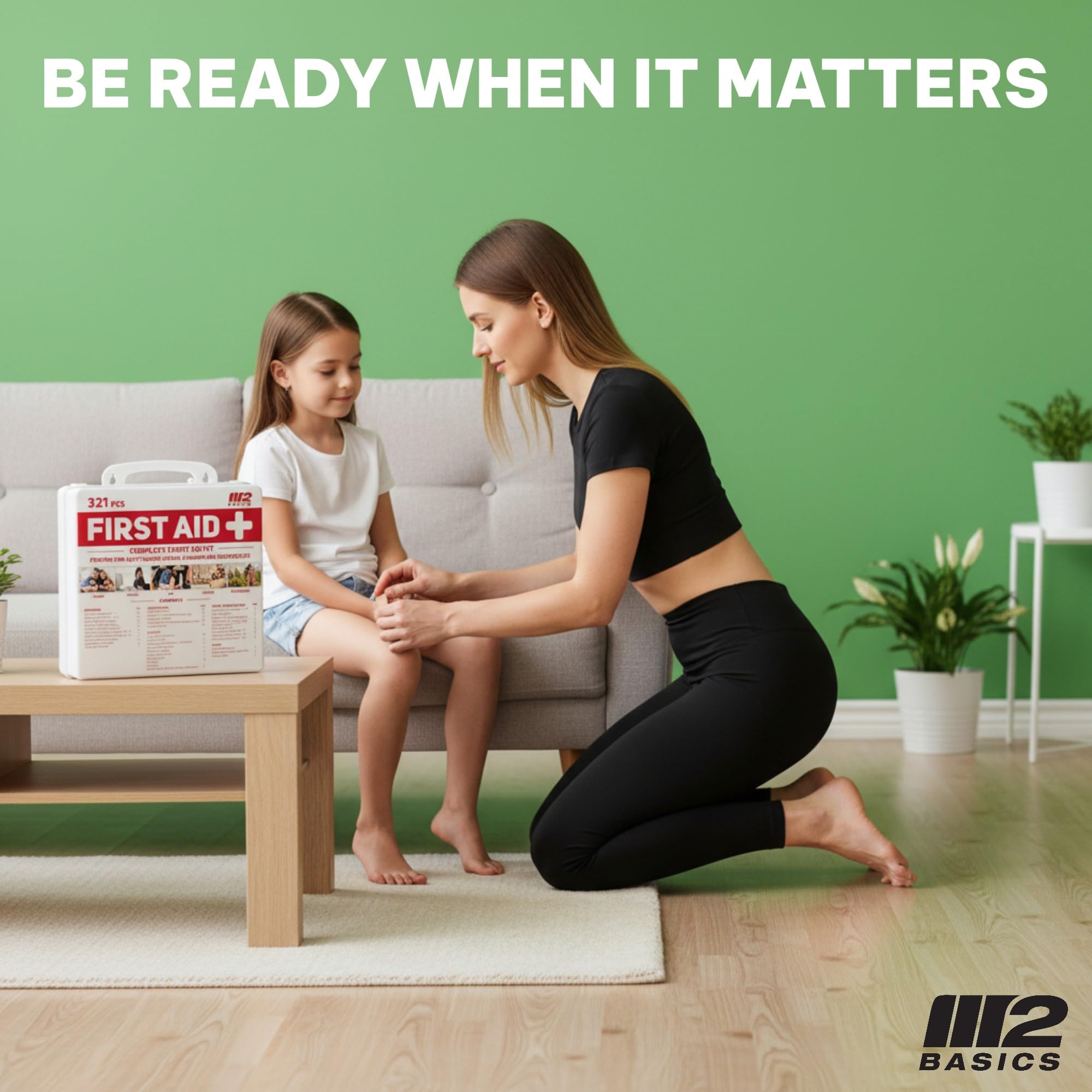 M2 BASICS contents organized for quick access at home, car, or office.