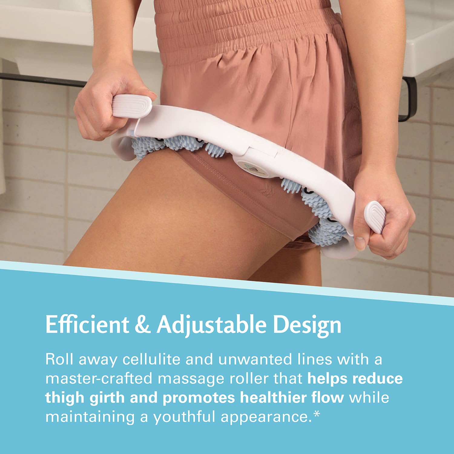 M3 Naturals roller with grip handles shown for confident control