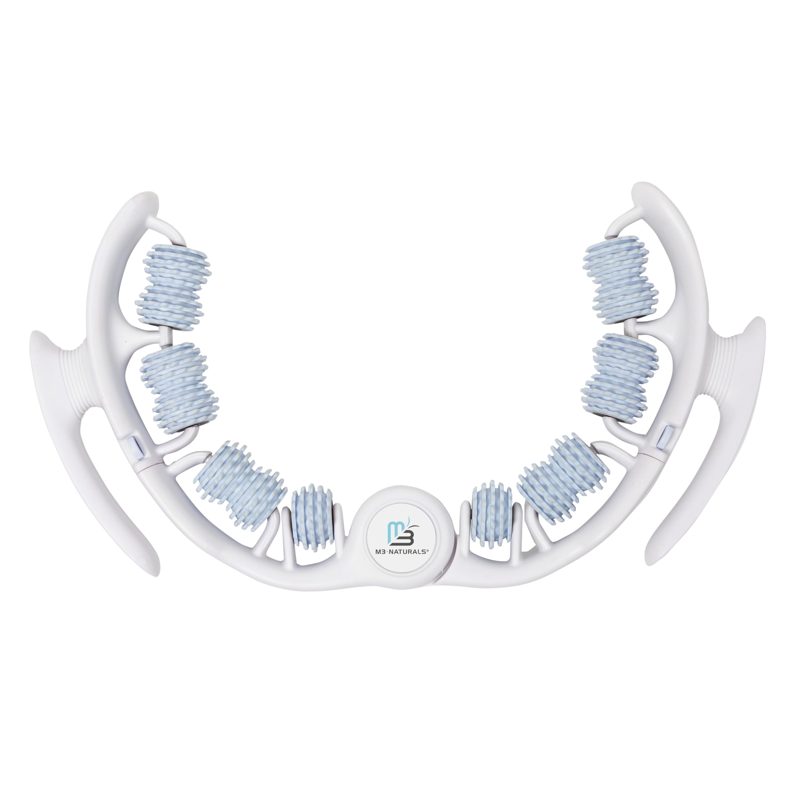 M3 Naturals cellulite roller side view highlighting compact design for versatile use