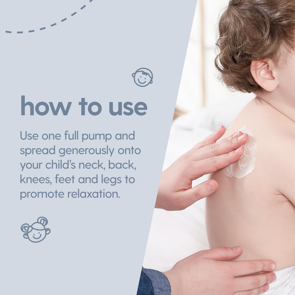 M3 Naturals baby-care Arnica magnesium lotion bottle, gentle hydration for little ones.