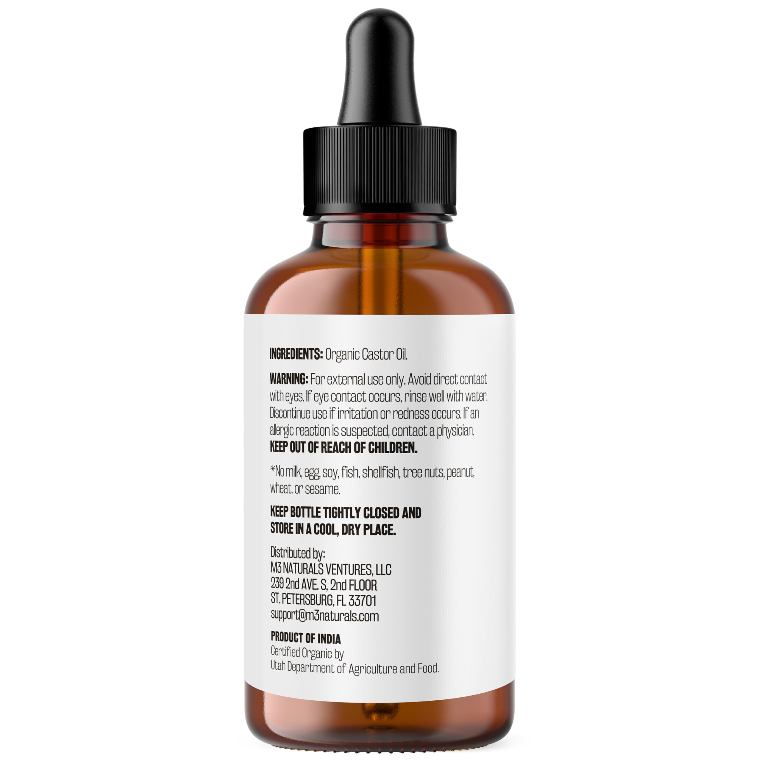M3 Naturals castor oil lash and brow care for a fuller appearance.