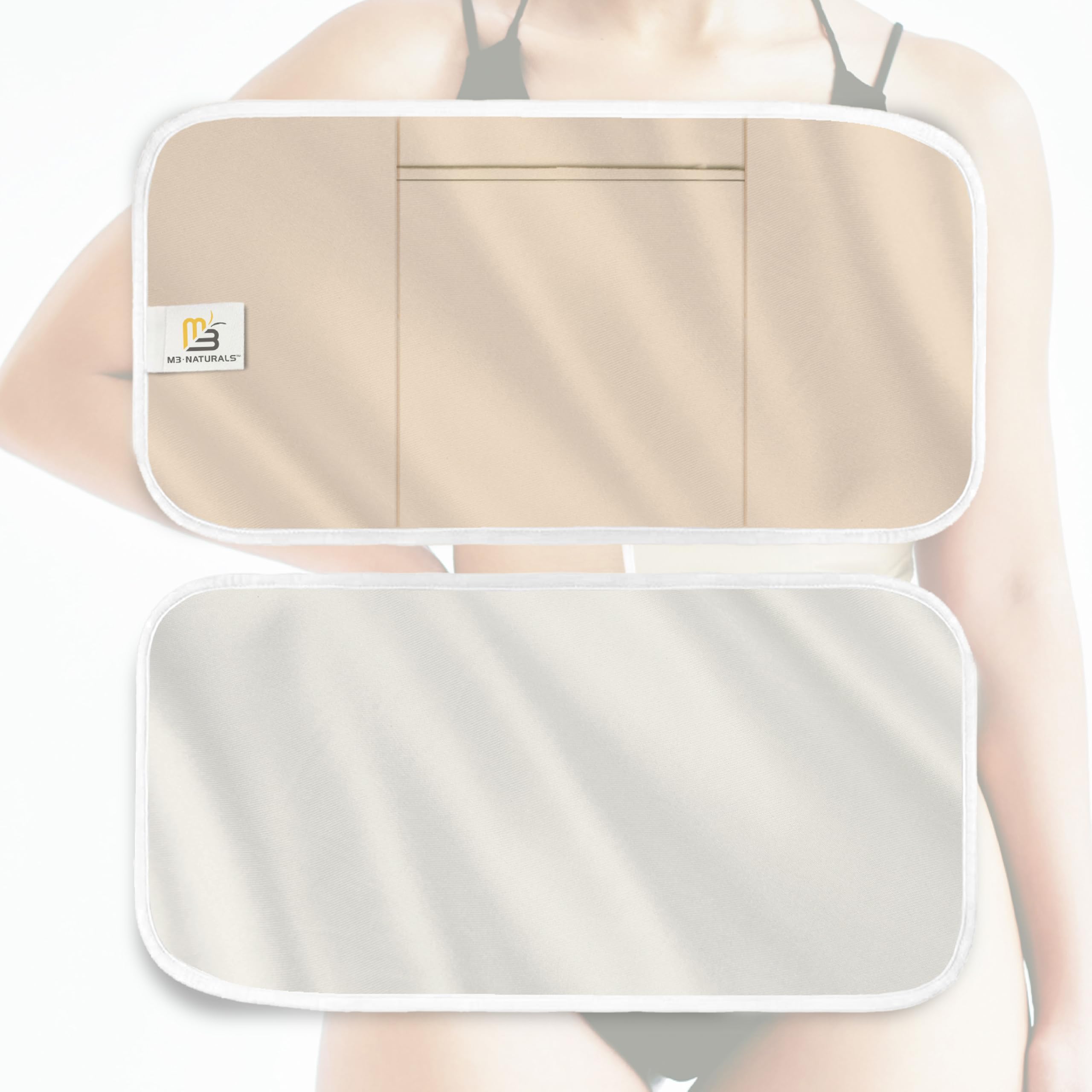 M3 Naturals organic cotton inner layer is washable for easy care.