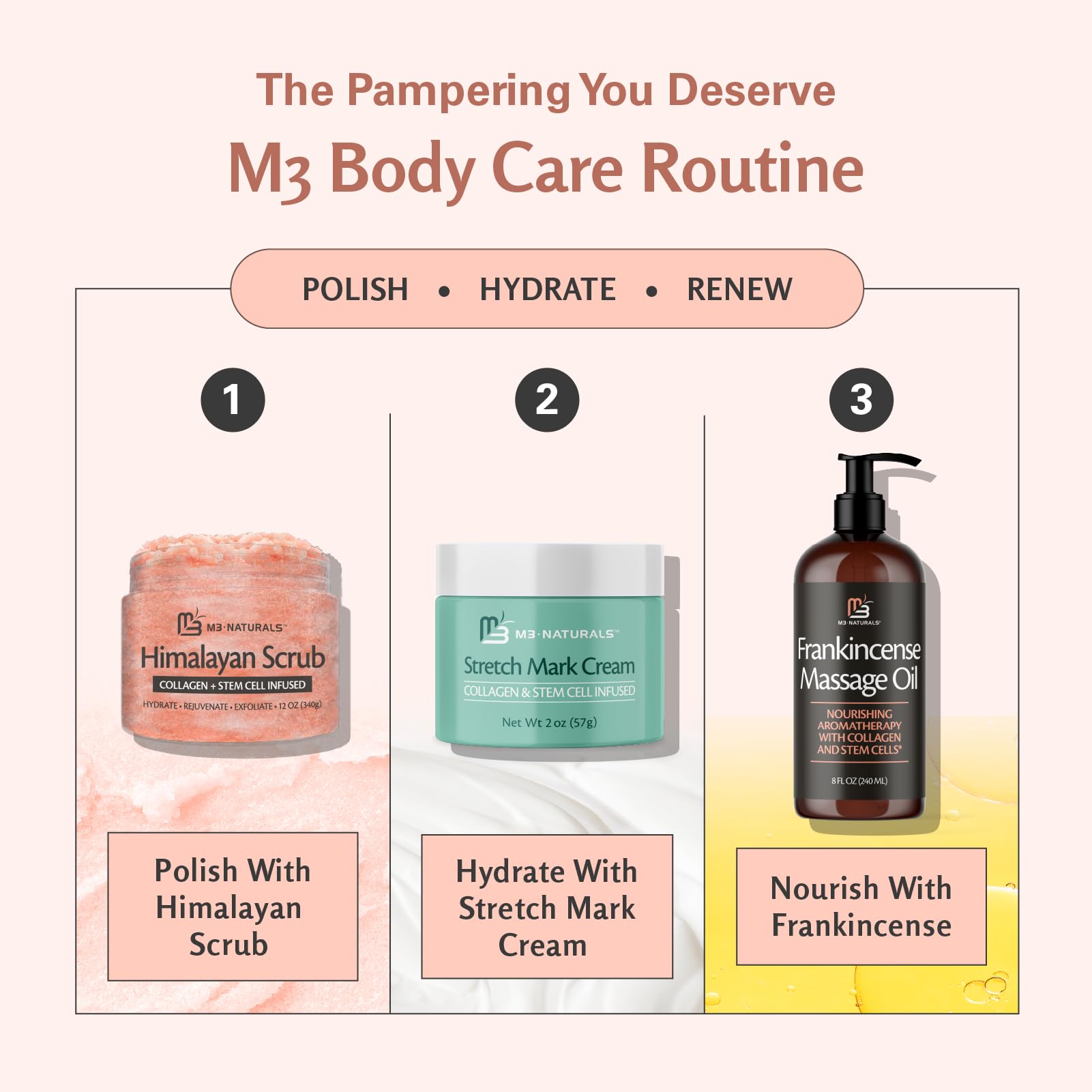 Relaxing ambiance created by M3 Naturals Frankincense Massage Oil aromatics