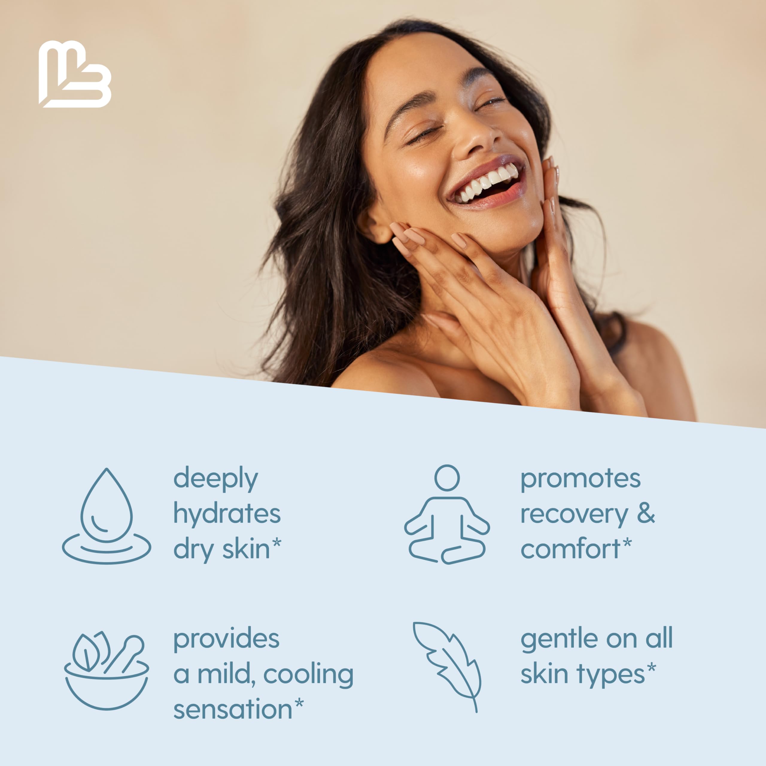 M3 Naturals magnesium massage oil for post-workout recovery cools tired muscles after training.