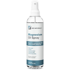 M3 Naturals magnesium oil spray on skin for relaxation and comfort
