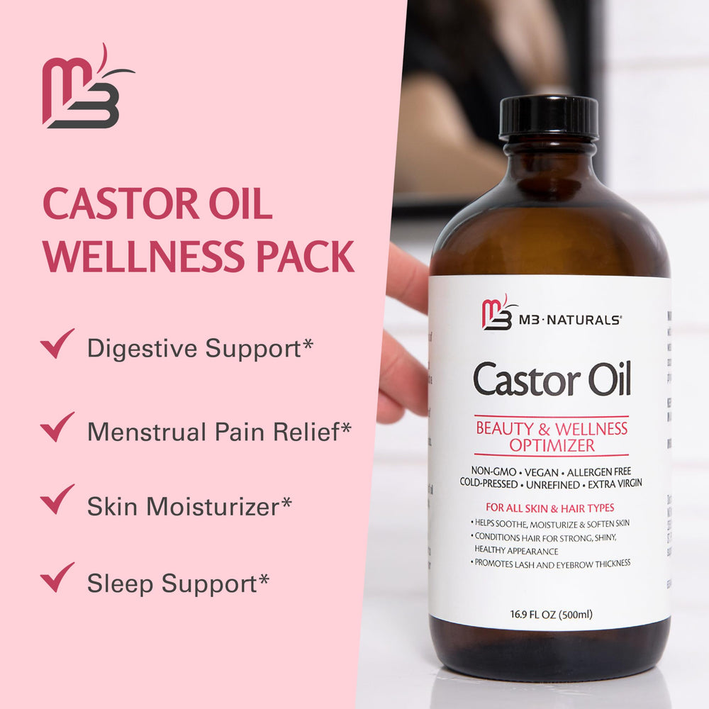 M3 Naturals product label emphasizes hexane-free, cold-pressed oil quality