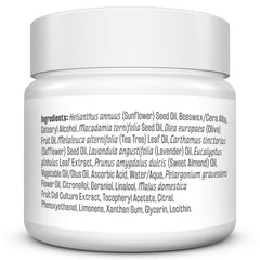 Dispensing pump enables easy application of the Tea Tree Oil Foot Balm.
