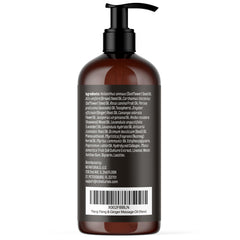 M3 Naturals Ylang Ylang + Ginger bottle pour shows light, fast-absorbing oil